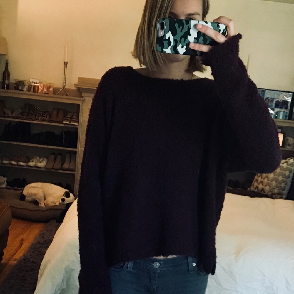 Purple sweater